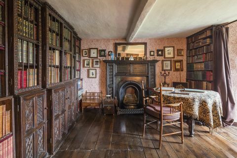 pemandangan perpustakaan di townend, cumbria