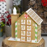 Kalender Advent Gingerbread House Kayu