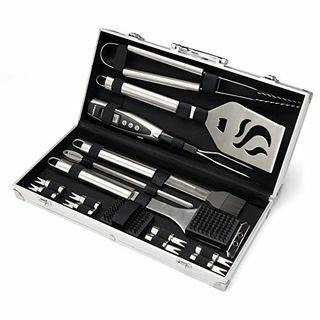 Cuisinart Deluxe Grill Set dengan Kotak, 20 buah