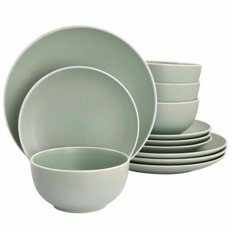 Set Peralatan Makan Stoneware 12 Bagian Spice oleh Tia Mowry