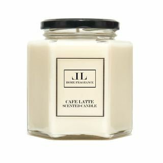 LL Candles Café Latte Scented Jar Lilin