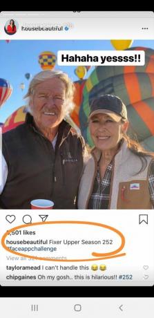 HGTV Joanna Gaines Mengambil Tantangan FaceApp