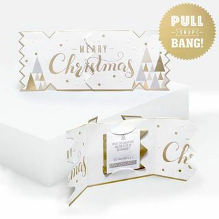 Paket Enam Kartu Kerupuk Natal Foil Luxe