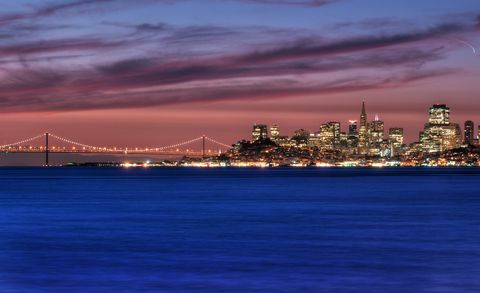San Francisco, California Skyline at Sunrise
