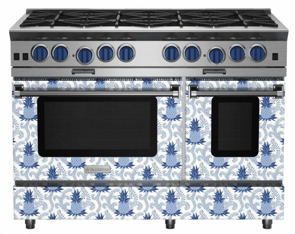 desain memasak bintang biru 48 "kustomisasi rentang platinum