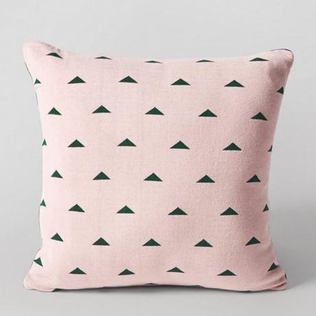 Bantal Pingsan merah muda geometris