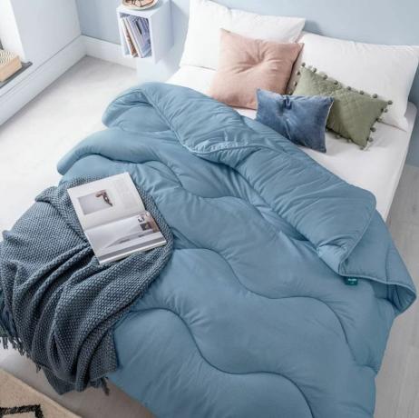 Night Owl Twilight Blue Coverless Duvet