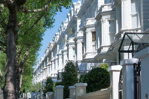 Holland Park W11 di Royal Borough of Kensington and Chelsea, London, Inggris.