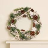 Starry Night LED Christmas Wreath