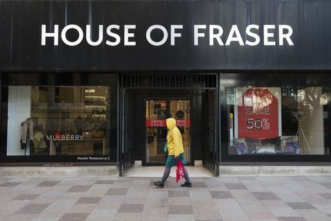 Toko House of Fraser ditutup