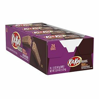 Kit Kat Duos Mocha Crème dan Permen Wafer Cokelat, 1,5 oz Batangan (24 Hitungan)