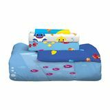 Set Tempat Tidur Bayi Hiu dengan Sprei dan Selimut