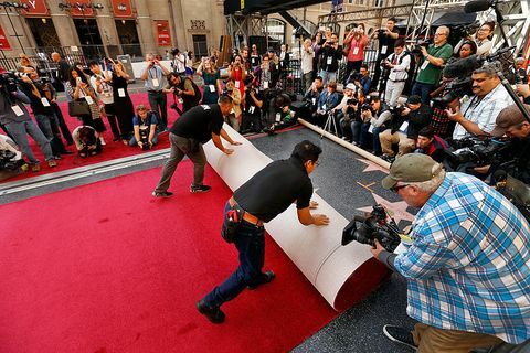 Persiapan karpet merah - Oscar 2015