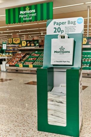 Reusable Paper Bag - Morrisons memperkenalkan kantong kertas bergaya AS dalam upaya mengurangi penggunaan plastik