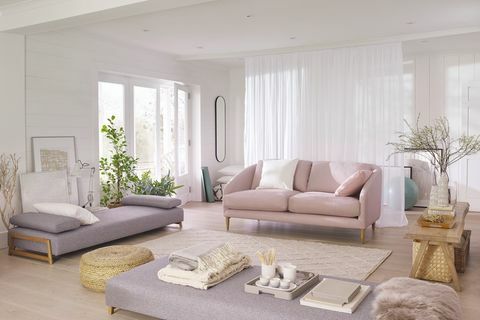 John Lewis & Partners Cape Besar 3-Seater Sofa Edie Dusky Pink £ 1.349, Tempat Tidur Duplet Day £ 1399