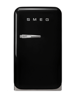 Smeg 1,5 cu ft. Kulkas Kompak, Hitam