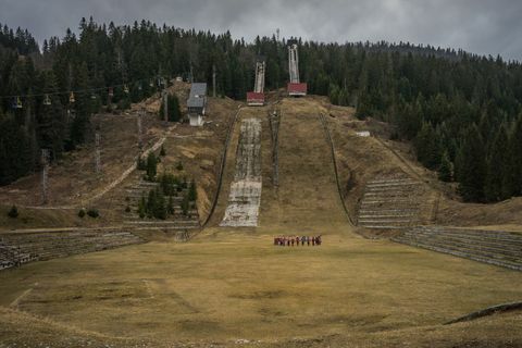 bukit lompat ski dekat sarajevo