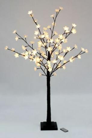 120cm Frosted White Flower Multi-action Led Blossom Tree Dengan Remote Control