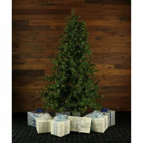 Pohon Natal Pinus Foxtail Pra-Menyala setinggi 7,5 kaki