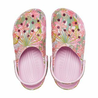 Crocs Rain Forest Leaves Pink Clog