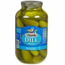 Vlasic Whole Kosher Acar (4 case, 1 galon jar)